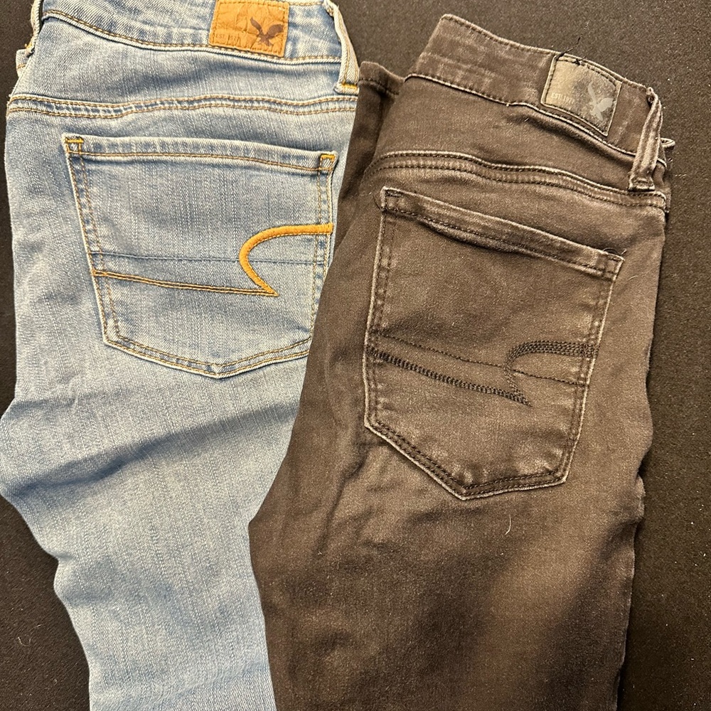 Hollister Blue and Black Jeans -- $35 for the set